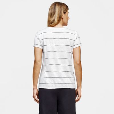 eileen fisher linen tee