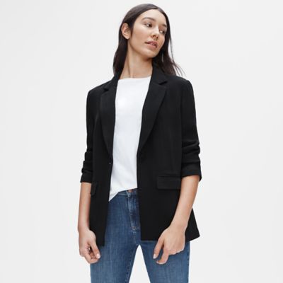 light weight black blazer