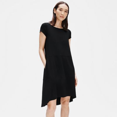 eileen fisher viscose jersey dress