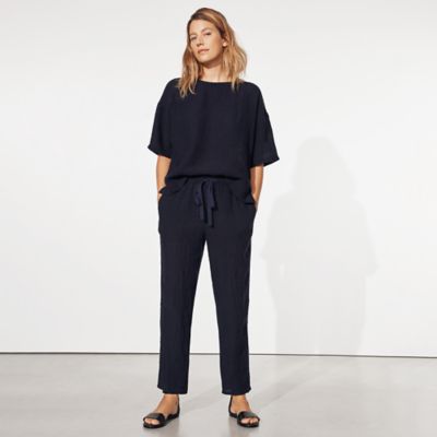 eileen fisher tapered ankle pant