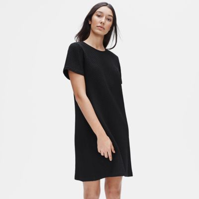 organic cotton black dress