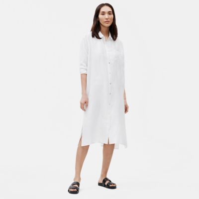 oversized baseball shirt dress