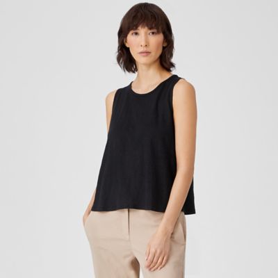 eileen fisher linen shell