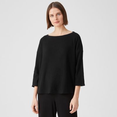 eileen fisher white tops