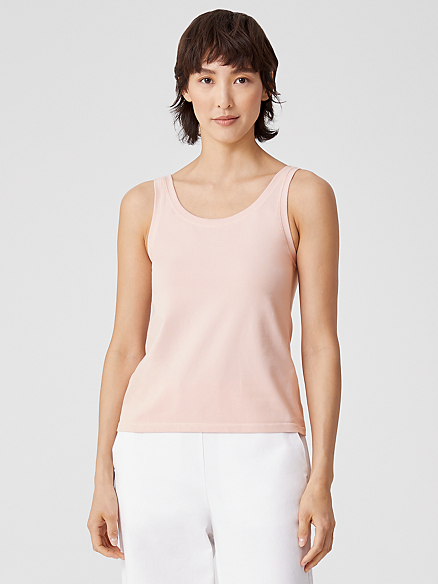 Details about   Eileen Fisher Women's Ladies Sleeveless Sweater Tank Top Shirt Size L Large Pink