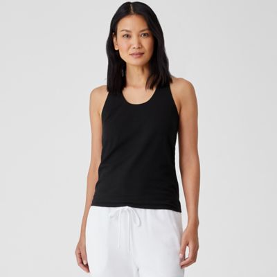 eileen fisher stretch cotton tank