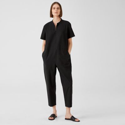 Organic Cotton Hemp Jumpsuit | EILEEN FISHER