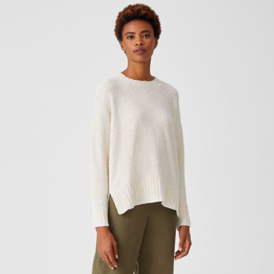 eileen fisher linen cotton sweater