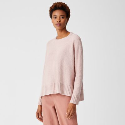 eileen fisher pink sweater