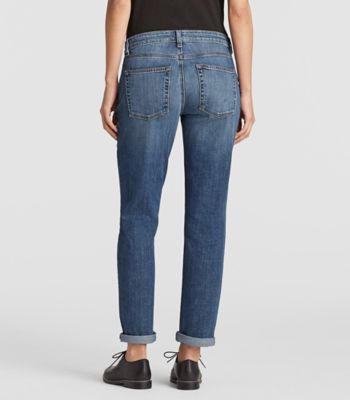 eileen fisher organic cotton stretch boyfriend jeans