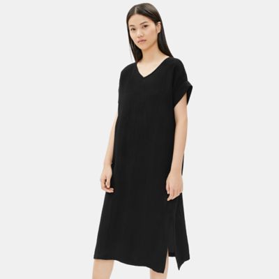 eileen fisher gauze dress