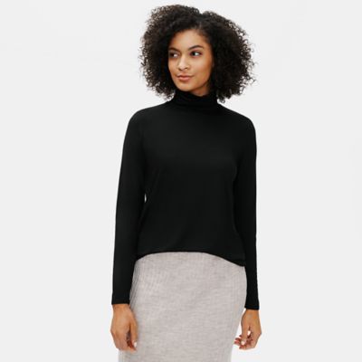 eileen fisher scrunch turtleneck
