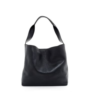 Bucket Tote in Textured Italian Leather | EILEEN FISHER